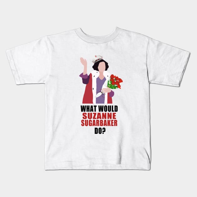 what would suzanne do? Kids T-Shirt by aluap1006